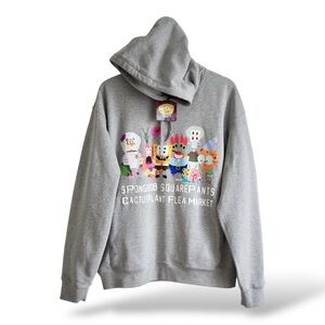 Cactus plant flea market Spongebob Squarepants pullover Uniqlo hoodie new